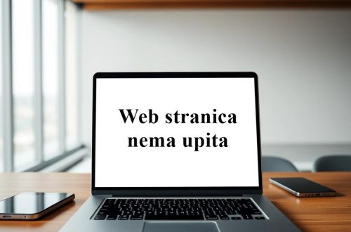 web stranica nema upita