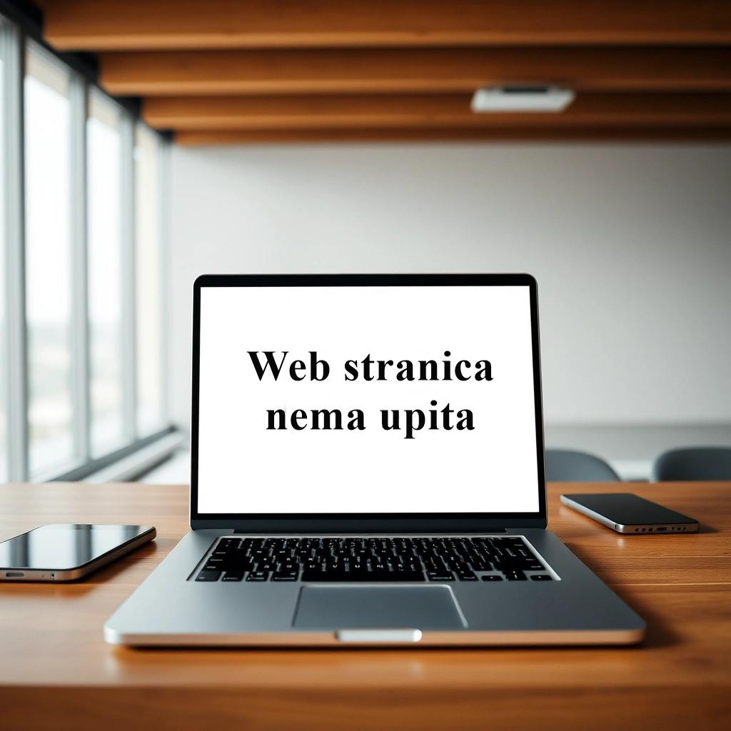 web stranica nema upita